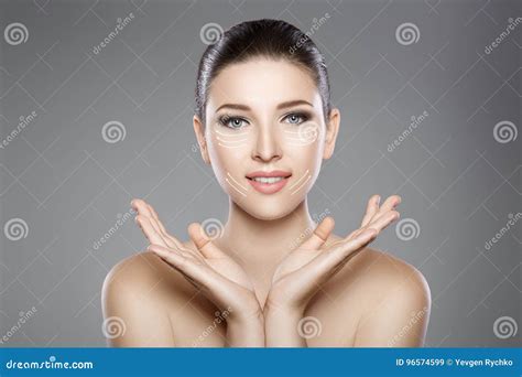 beautiful face  woman  blue eyes  clean fresh skin spa