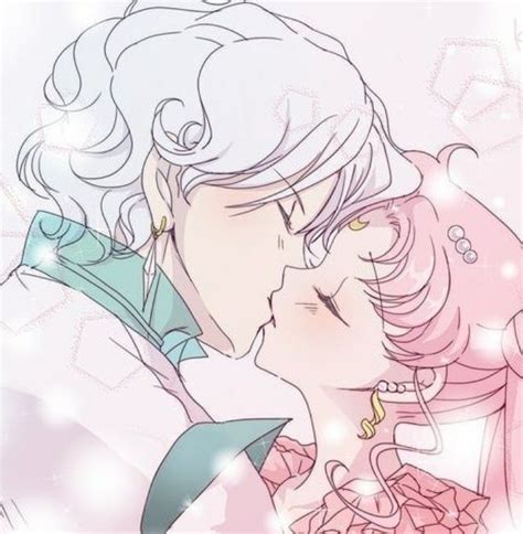 Helios And Princess Chibiusa Kiss Dibujos Sailor Moon Imágenes Lindas