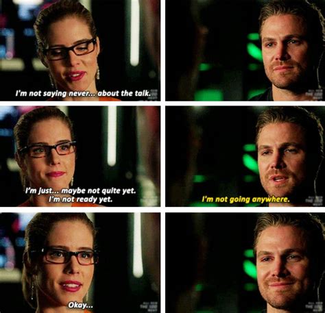 Arrow 5x20 Underneath I M Not Saying Never About The Talk I M