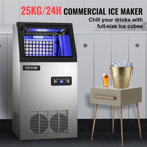 Vevor Vevor Commercial Ice Maker Machine 50kg Ice Cube Maker Machine