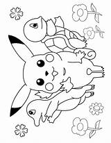 Kleurplaten Ausmalbild Pikachu Turtok Ausmalen Glumanda Malvorlage Pokémon Animierte Frisch Animaatjes Alola Gible Charmander sketch template