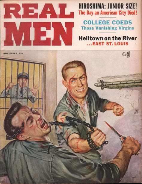 real men pulp covers