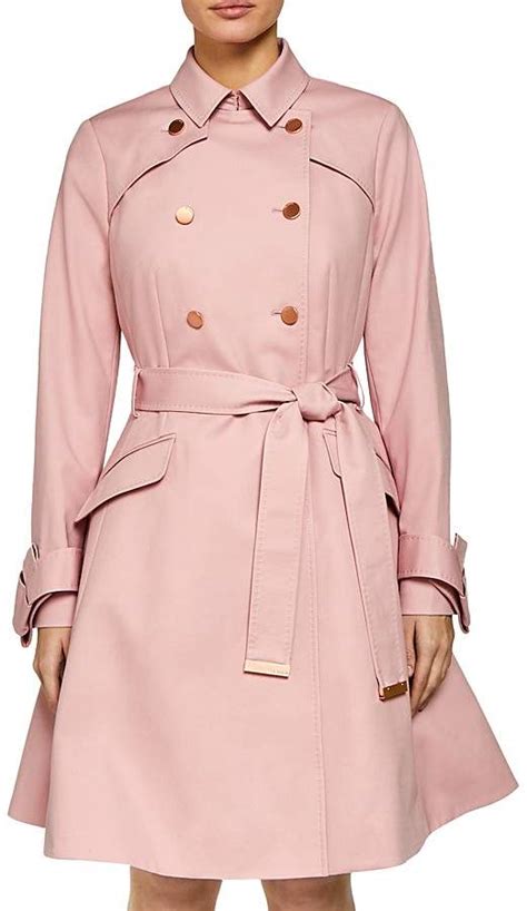 ted baker marrian flared trench coat women bloomingdales