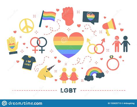 lgbt community concept idea of homosexual and bisexual