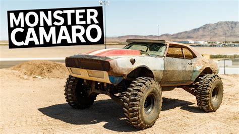 insane hp ls powered monster truck chevy camaro build youtube