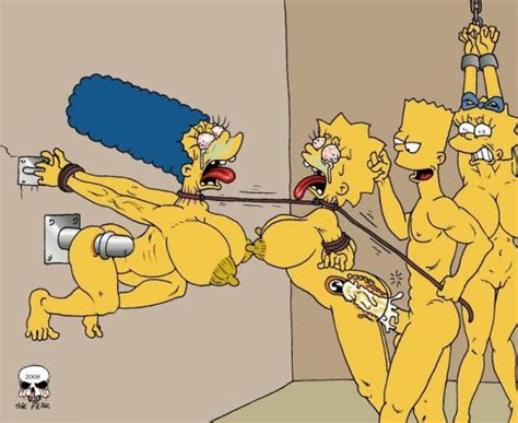 marge loves to get choked while bart fucks his sister simpsons hentai