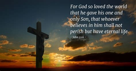 john 3 16 — verse of the day for 02 13 1998