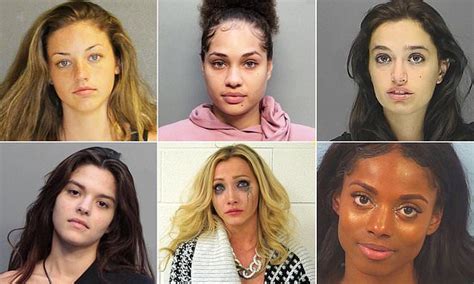 criminally hot female offenders pose in mugshots daily mail online