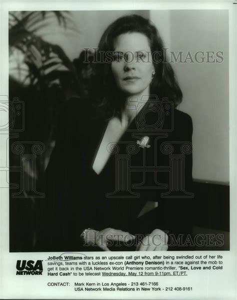 1989 Press Photo Jobeth Williams Stars In Sex Love And Cold Hard Cash