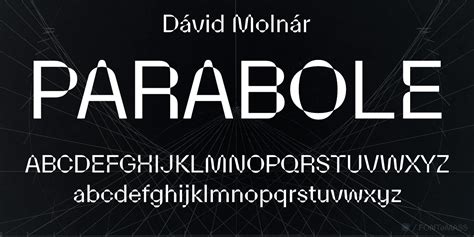parabole font    web