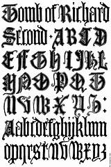 English Gothic Letters Alphabet Old Century 15th Font Lettering Medieval Fonts Calligraphy Script Fromoldbooks Q75 Letter Style Graffiti Newdesign Alphabets sketch template