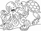 Unterwassertiere Fische Malbuch Ausmalen Babyduda Korallen Ausmalbild sketch template