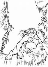 Tarzan Kolorowanki Printables Bestcoloringpagesforkids sketch template