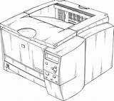 Printer Laser Clipart 1549 sketch template