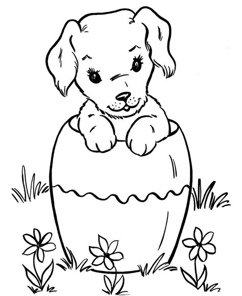 dogs  puppies coloring pages  kids