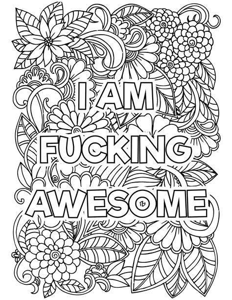 adult curse words coloring pages adult coloring pages printable