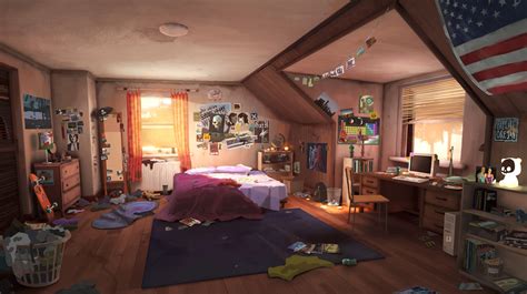 life is strange before the storm concept art chloe s room life is