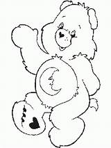 Coloring Pages Bear Bedtime Care Printable Bears Popular Library Clipart sketch template