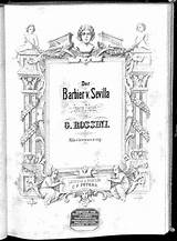 Rossini Siviglia Barbiere Di Il Gioacchino Imslp Sheet Music sketch template