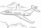 Coloring Jet Airplane Pages Printable Airplanes sketch template