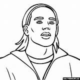 Falcao Radamel Coloring Pages Thecolor Famous People Online Soccer Players sketch template