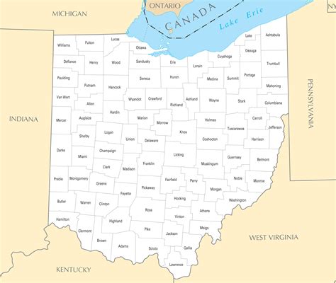Ohio County Map •