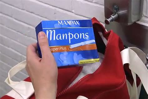 tampon for men commercial with a serious point is genius