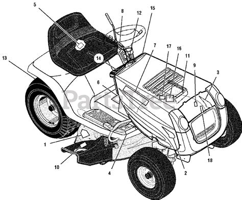 lawn mower parts diagram