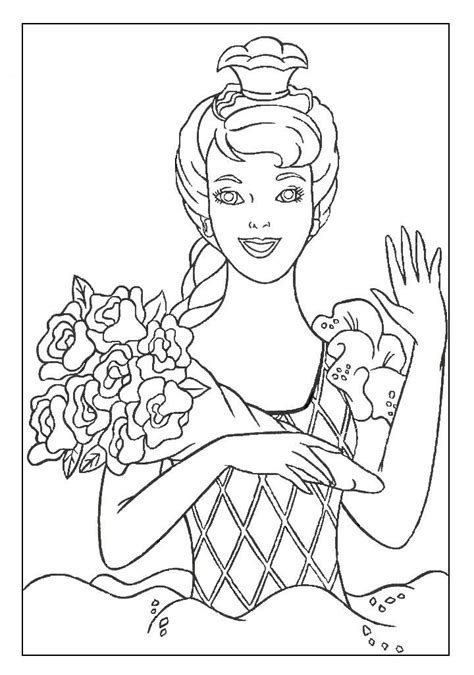 barbie coloring pages coloring home