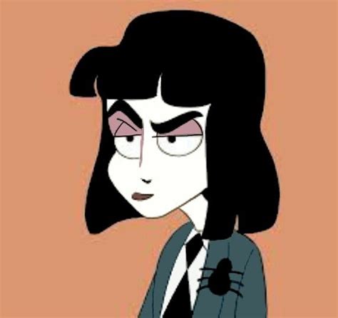 An Animated Image Of A Woman In A Suit And Tie