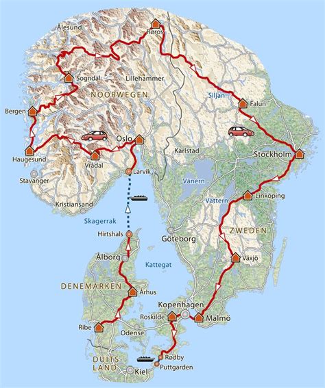 daagse rondreis denemarken noorwegen en zweden noorwegen reizen