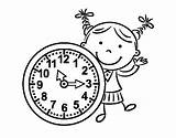 Clock Coloring Cuckoo Drawing Pages Colouring Getdrawings Color Printable Getcolorings Girl sketch template