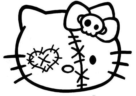 zombie  kitty  kitty drawing  kitty coloring