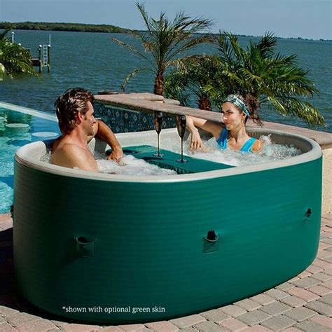 Airispa Oval Inflatable Hot Tub 2 Person Hot Tub 2