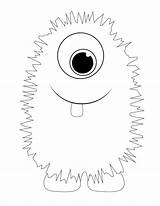 Coloring Monster Pages Birthday Popular sketch template