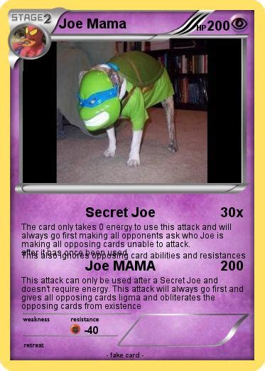 Pokémon Joe Mama 35 35 Secret Joe My Pokemon Card