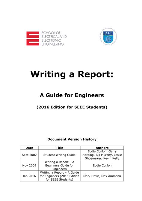 report writing  examples format