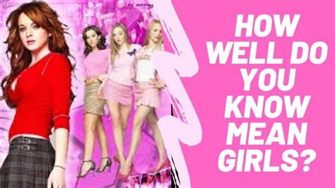 the ultimate mean girls quiz youtube