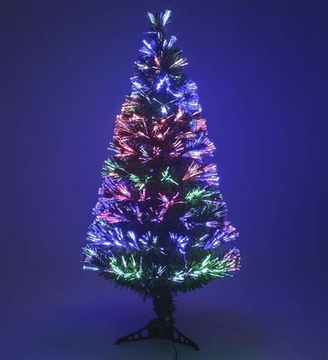 buy green fibre optic  ft tall christmas tree  light settings