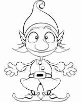 Elf Coloring Christmas Pages Elves Boy Shelf Cartoon Colouring Clipart Kids Color Library Printable Getcolorings Garden Pic Print Popular sketch template