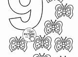Number Coloring Pages Counting Numbers Getcolorings Printable Color Getdrawings Colorings sketch template