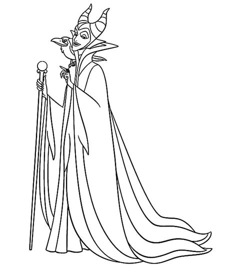 draw maleficent coloring pages color luna