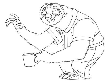 zootopia coloring pages coloringlib