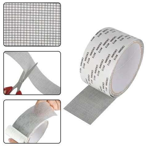screen patch repair kit window repair tape fiberglass covering mesh tool cm ebay