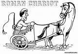 Chariot Coloring Template sketch template