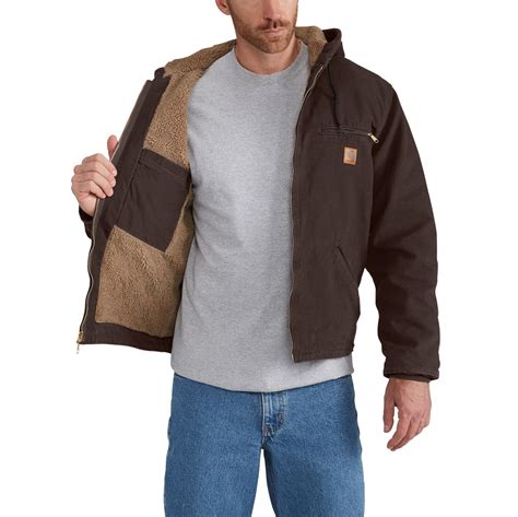 carhartt j141 sierra sherpa lined jacket for men