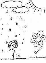 Coloring Sun Pages Shower Spring Colorat Summer Flowers Kids Elf Craft Ploaie Coloringkids Soare Planse Si Springtime Choose Board sketch template