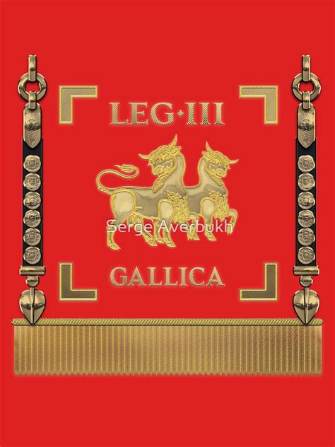 standard of the gallic third roman legion vexillum of legio iii