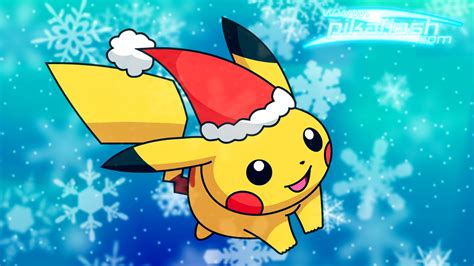 weihnachten pikachu pokemon hintergrund  fanpop