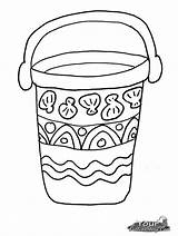 Coloring Pages Bucket Filling Pail Kids Popular Library Clipart Coloringhome sketch template
